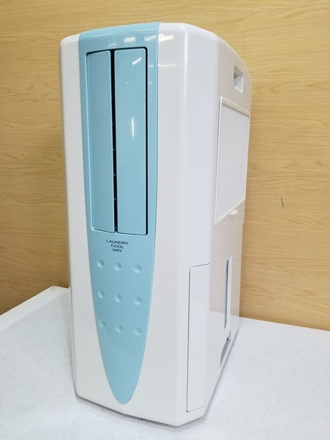 あ//つH4896 【2011年制】CORONA コロナ　冷風(fēng)?衣類(lèi)干燥除濕機(jī) CDM-1011　どこでもクーラー　オーシャングリーン　動(dòng)作品