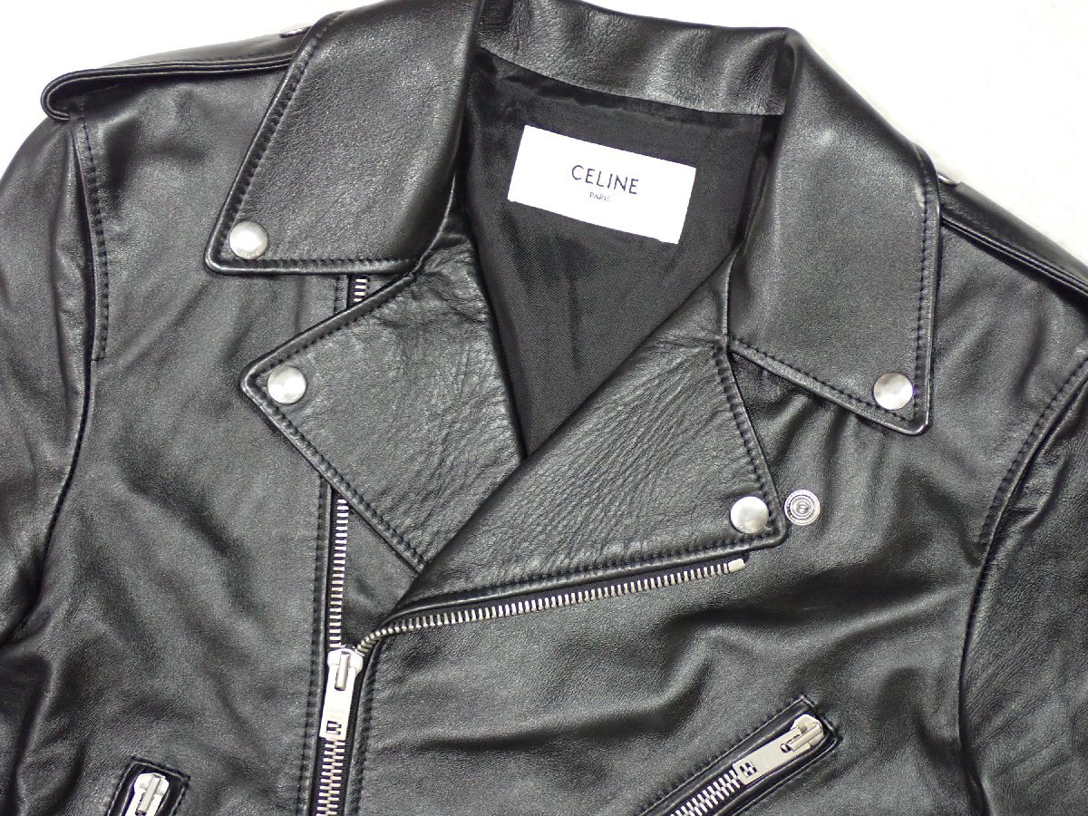 定価74万円ほど 美品 セリーヌ クラシック バイカー ライダース 定価74万円ほど 美品 セリーヌ クラシック バイカー ライダース