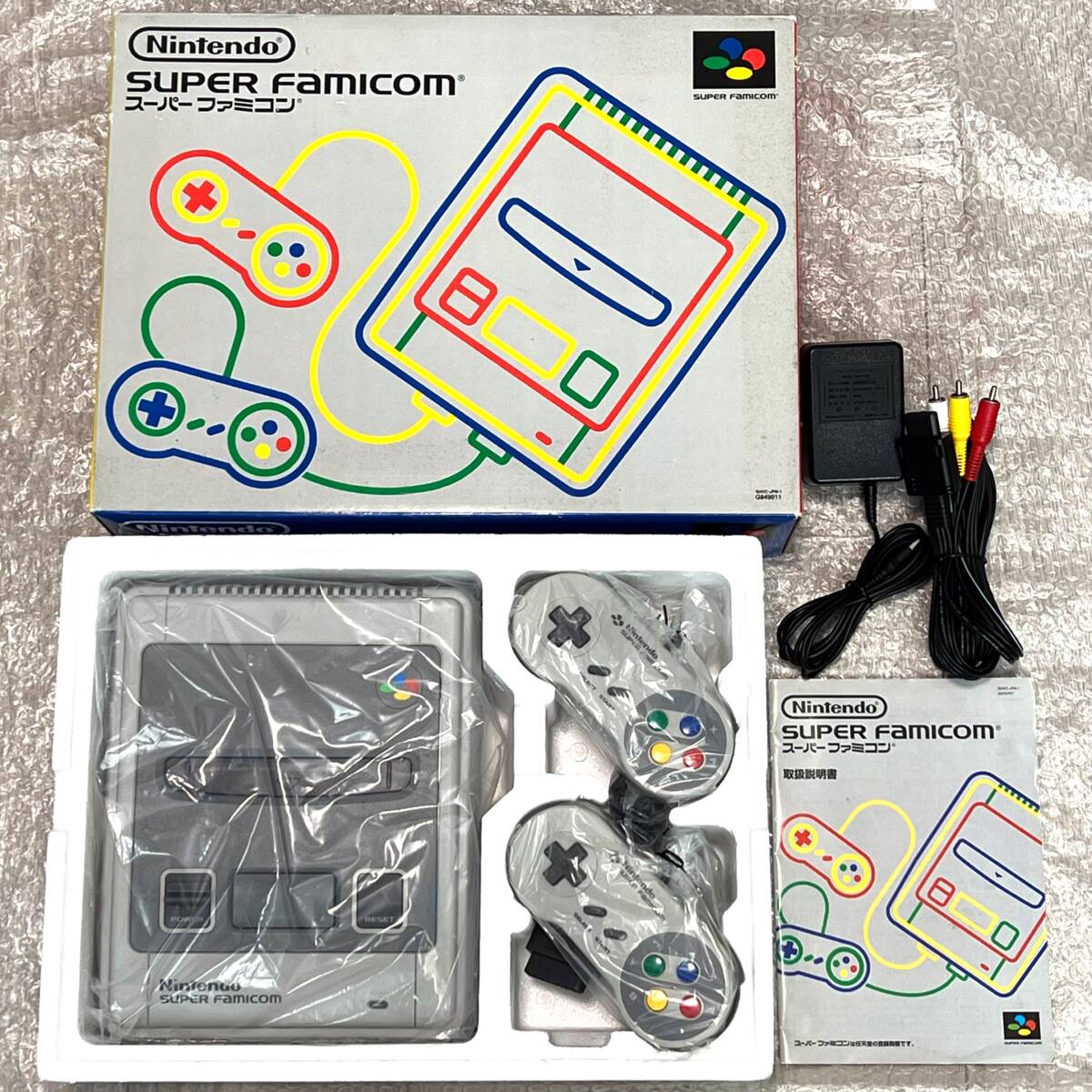 準美品・箱説付属・動作確認済み〉SFC スーパーファミコン 本体 準美品・箱説付属・動作確認済み〉SFC スーパーファミコン 本体