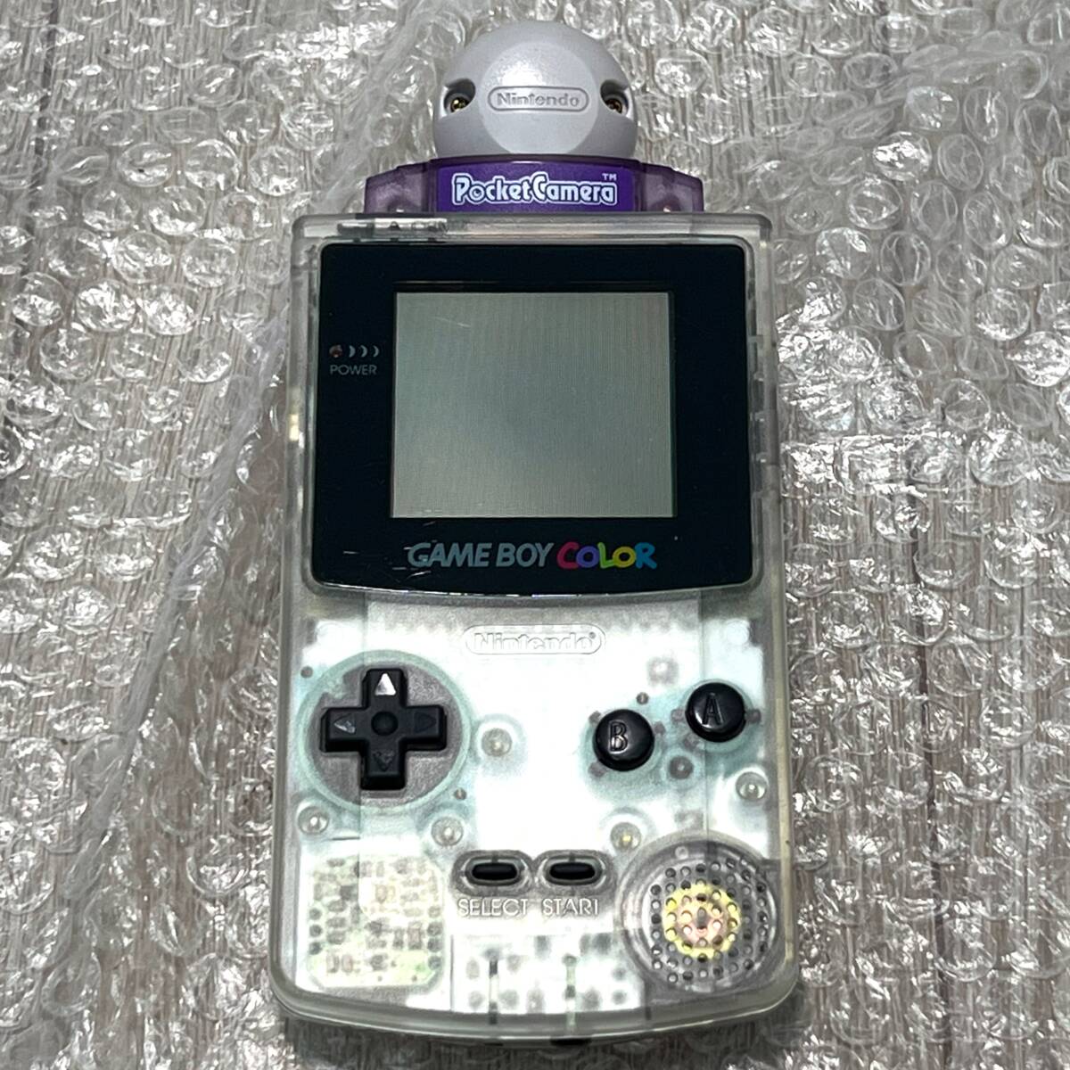 良品・動作確認済〉GB GBC ゲームボーイカラー 本体 クリア CGB 良品・動作確認済〉GB GBC ゲームボーイカラー 本体 クリア CGB