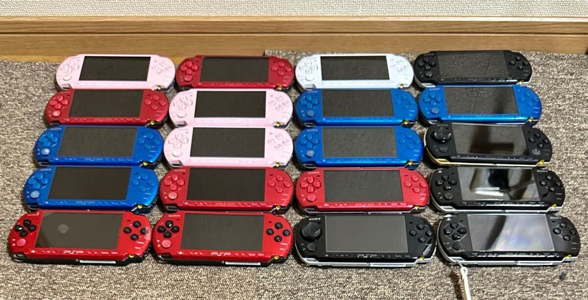 1円 スタート プレイステーションポータブル PSP 3000 18台 PSP 1円 スタート プレイステーションポータブル PSP 3000 18台 PSP