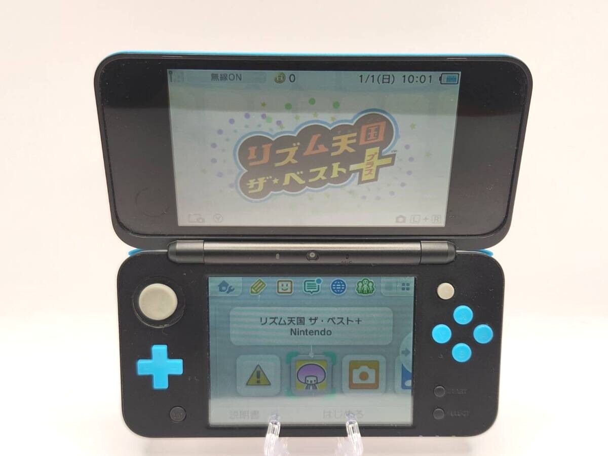 ☆1円スタート☆Newニンテンド-2DS LL ブラック×ターコイズ ☆1円スタート☆Newニンテンド-2DS LL ブラック×ターコイズ