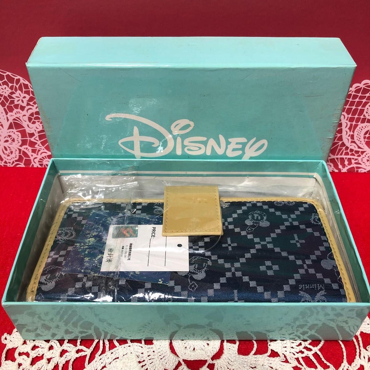 ミニーマウス　ミニーちゃん　ミニー　財(cái)布　長(zhǎng)財(cái)布　箱付き未使用品