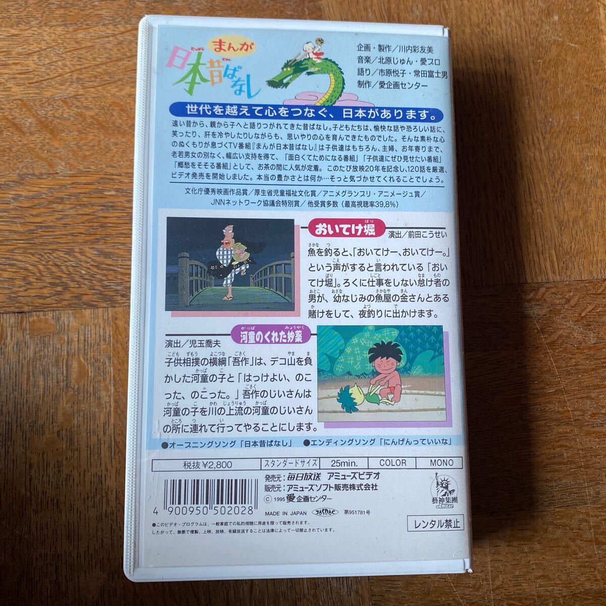 ビデオテープ　まんが日本昔ばなし 10巻 セット　まとめて　語り　市原悅子　常田富士男　VHS 