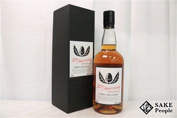 ◇1円～ イチローズ・モルト 20thアニバーサリー 700ml 48％ 箱付き ウイスキー