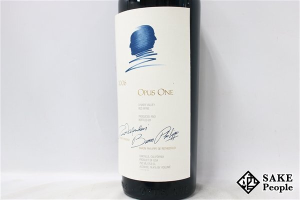 □注目! オーパス・ワン 2006 750ml 14.4% アメリカ 赤 □注目! オーパス・ワン 2006 750ml 14.4% アメリカ 赤