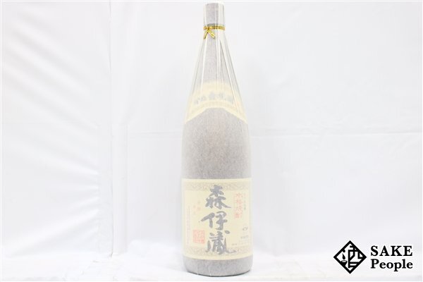 ☆1円~ 森伊蔵 1800ml 25度 箱・ボトルカバー付き 詰日記載なし ☆1円~ 森伊蔵 1800ml 25度 箱・ボトルカバー付き 詰日記載なし