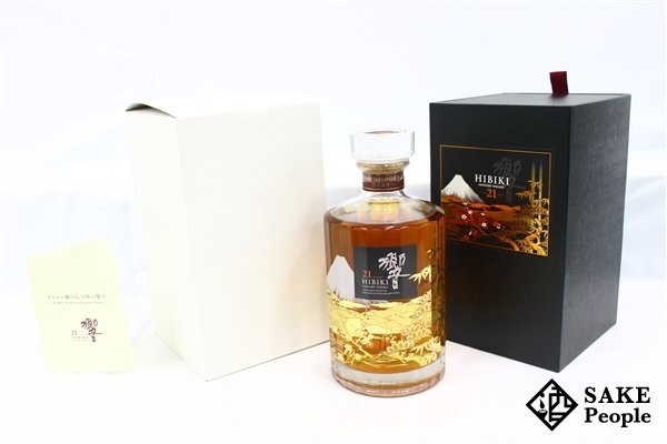 ◇注目! サントリー 響 21年 花鳥風月 意匠ボトル 700ml 43% 箱 ◇注目! サントリー 響 21年 花鳥風月 意匠ボトル 700ml 43% 箱