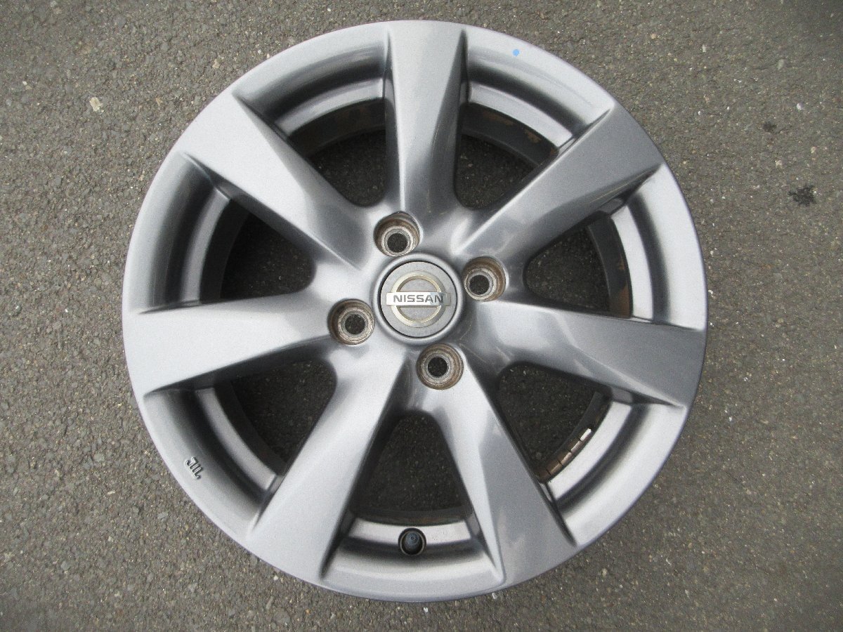 (R07/04/25) ■15インチ 純正アルミホイール / 日産 E12 ノート / 15X5.5J+40 / 4H PCD100 / 4本 / 中古