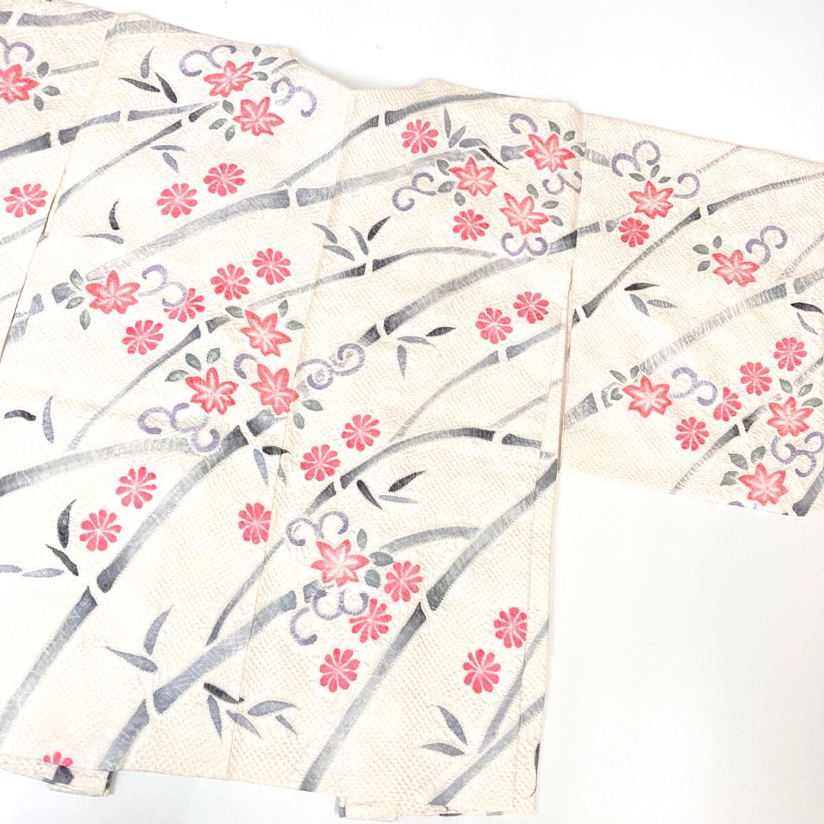 TAMA屋】全て正絹 全て総絞り羽織 藤娘きぬたや 絵羽 花柄 TAMA屋】全て正絹 全て総絞り羽織 藤娘きぬたや 絵羽 花柄