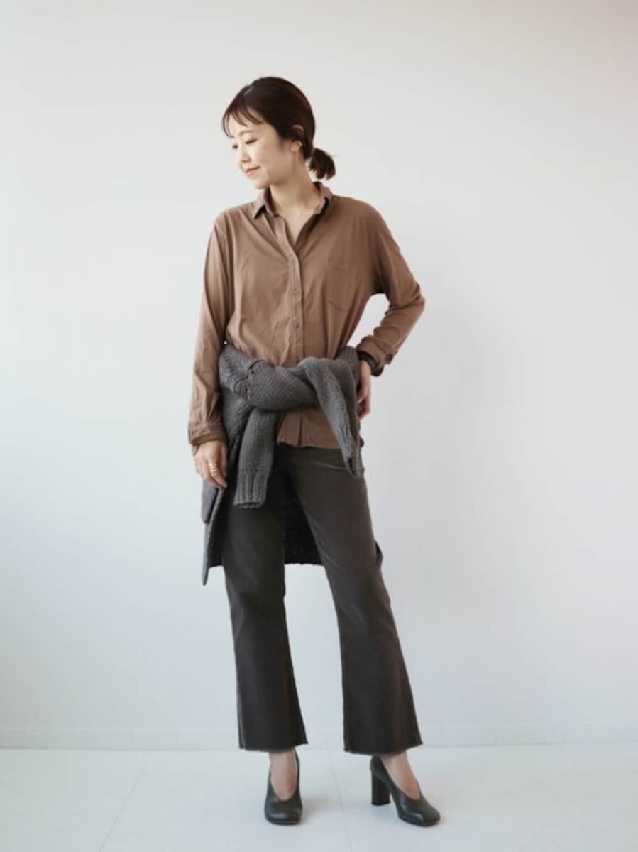 plage HANDカラーニット 定価20 900円 カーキブラウン 秋 冬 春 plage HANDカラーニット 定価20 900円 カーキブラウン 秋 冬 春