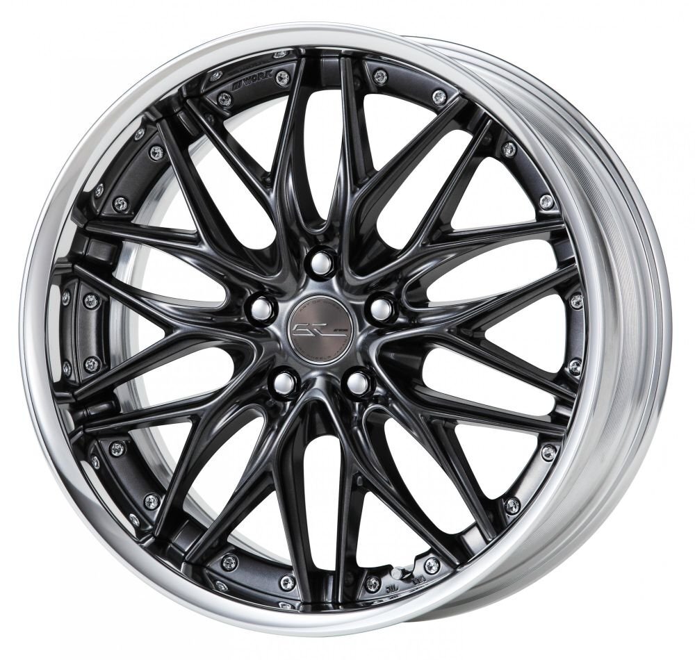 WORK シュヴァート クヴェル 20インチ×11.5J FRリム ワーク ホイール SCHWERT QUELL BSB/SRS 20x11.5J