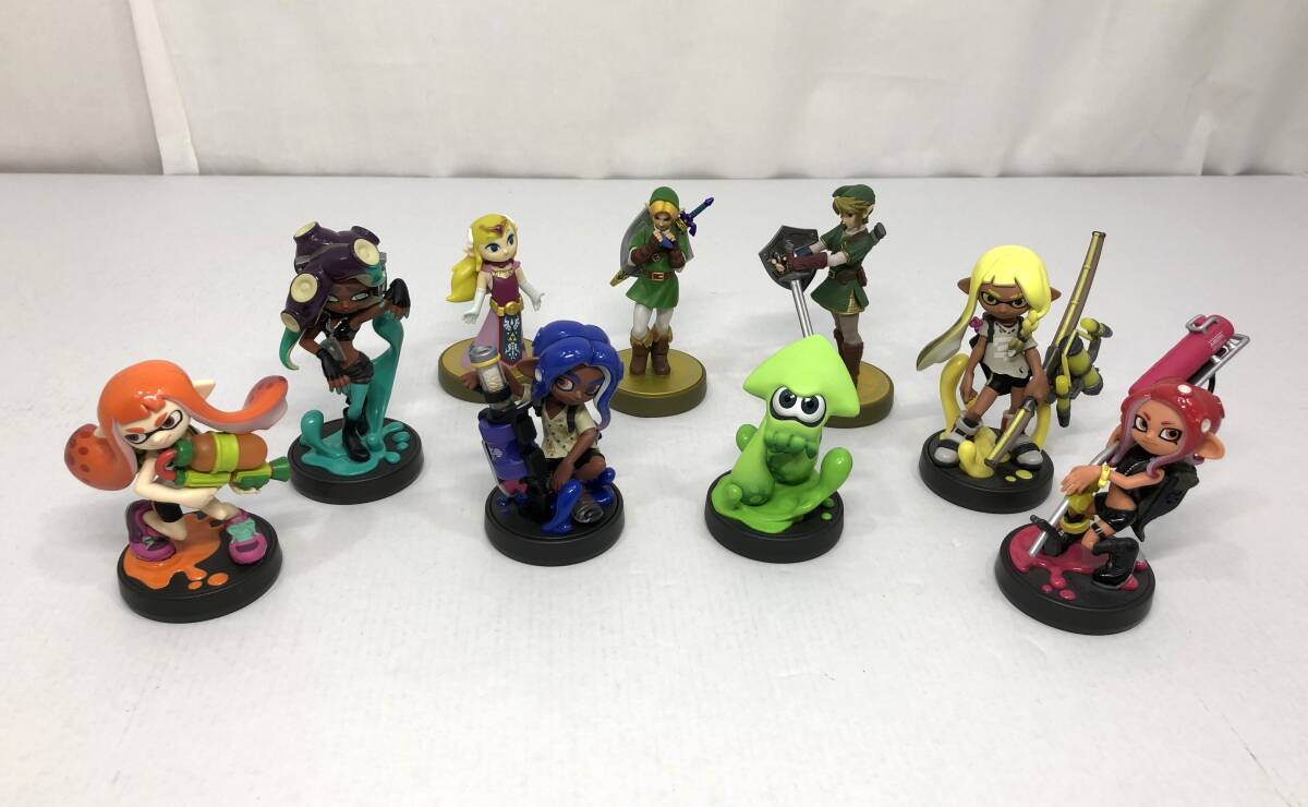 □amiibo アミーボ まとめ売り 9体セット スプラトゥーン イカ □amiibo アミーボ まとめ売り 9体セット スプラトゥーン イカ