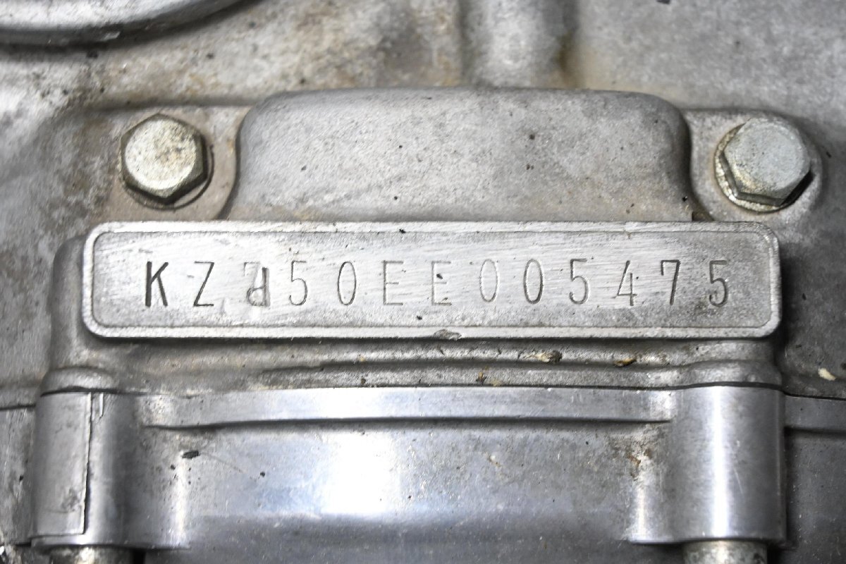 K585 当時物 純正 Z650 Z750FX 2型 3型 エンジンASSY 0080 検 K585 当時物 純正 Z650 Z750FX 2型 3型 エンジンASSY 0080 検