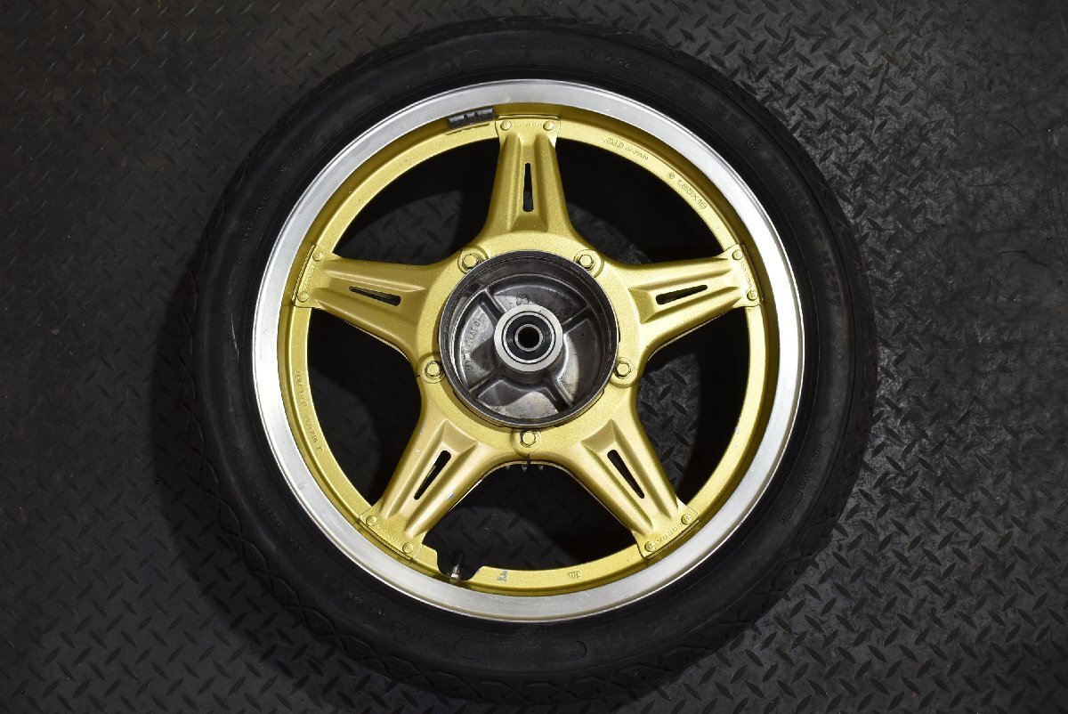 H667 当時物 純正 CB250N リアホイール 0092 検) CB400N CB250T H667 当時物 純正 CB250N リアホイール 0092 検) CB400N CB250T
