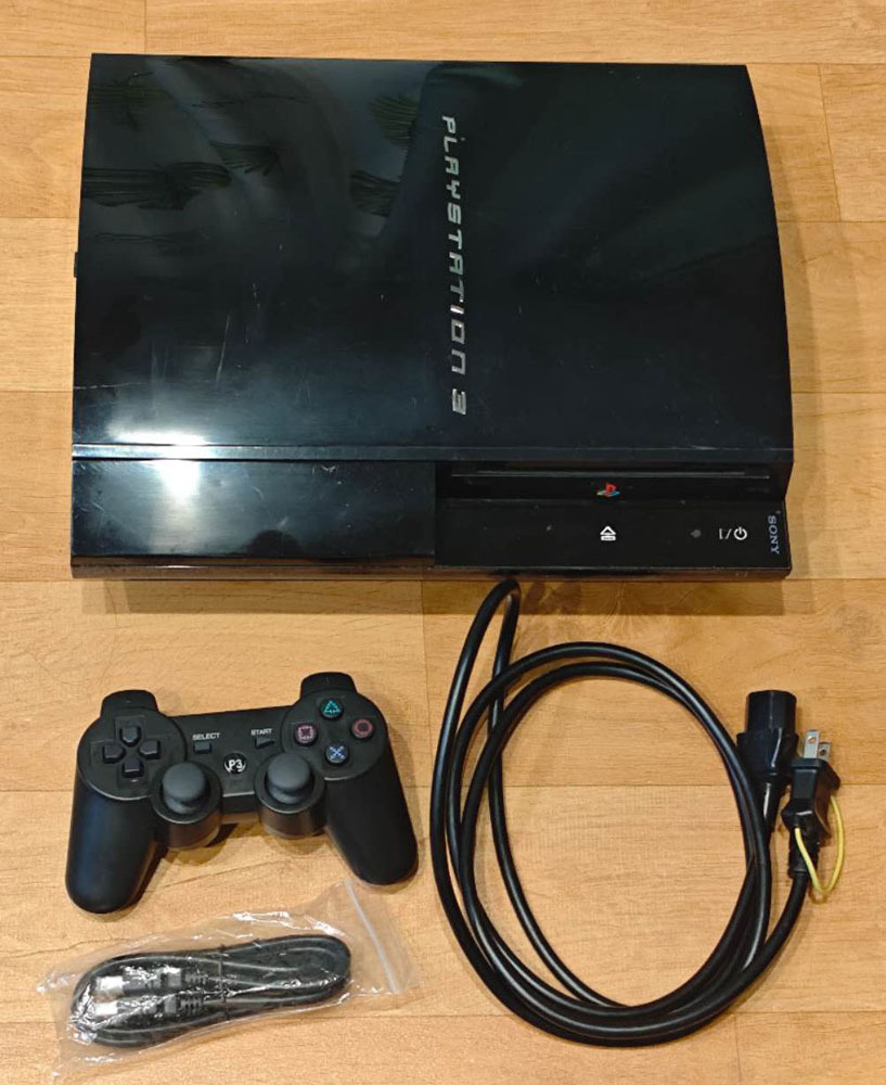 PlayStation 3 初期型モデル60GB FW3.55 PS2ソフト互換 SACD対応 PlayStation 3 初期型モデル60GB FW3.55 PS2ソフト互換 SACD対応