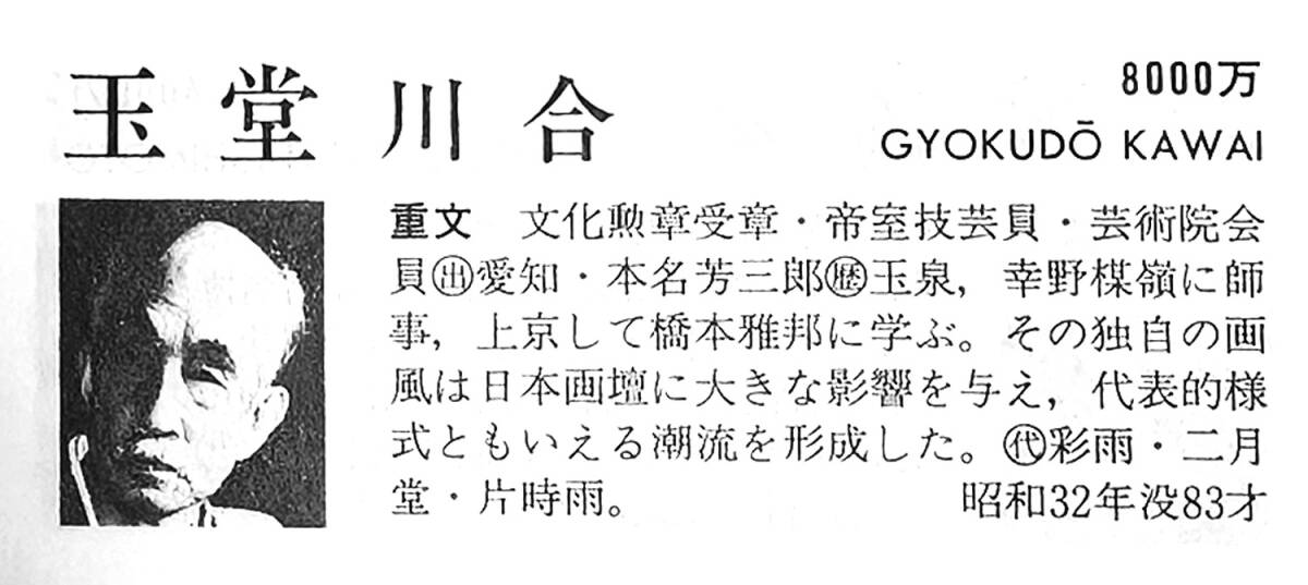 真作保証 川合玉堂60号美術館鑑定付 共箱貴重 参考松坂屋12号 真作保証 川合玉堂60号美術館鑑定付 共箱貴重 参考松坂屋12号