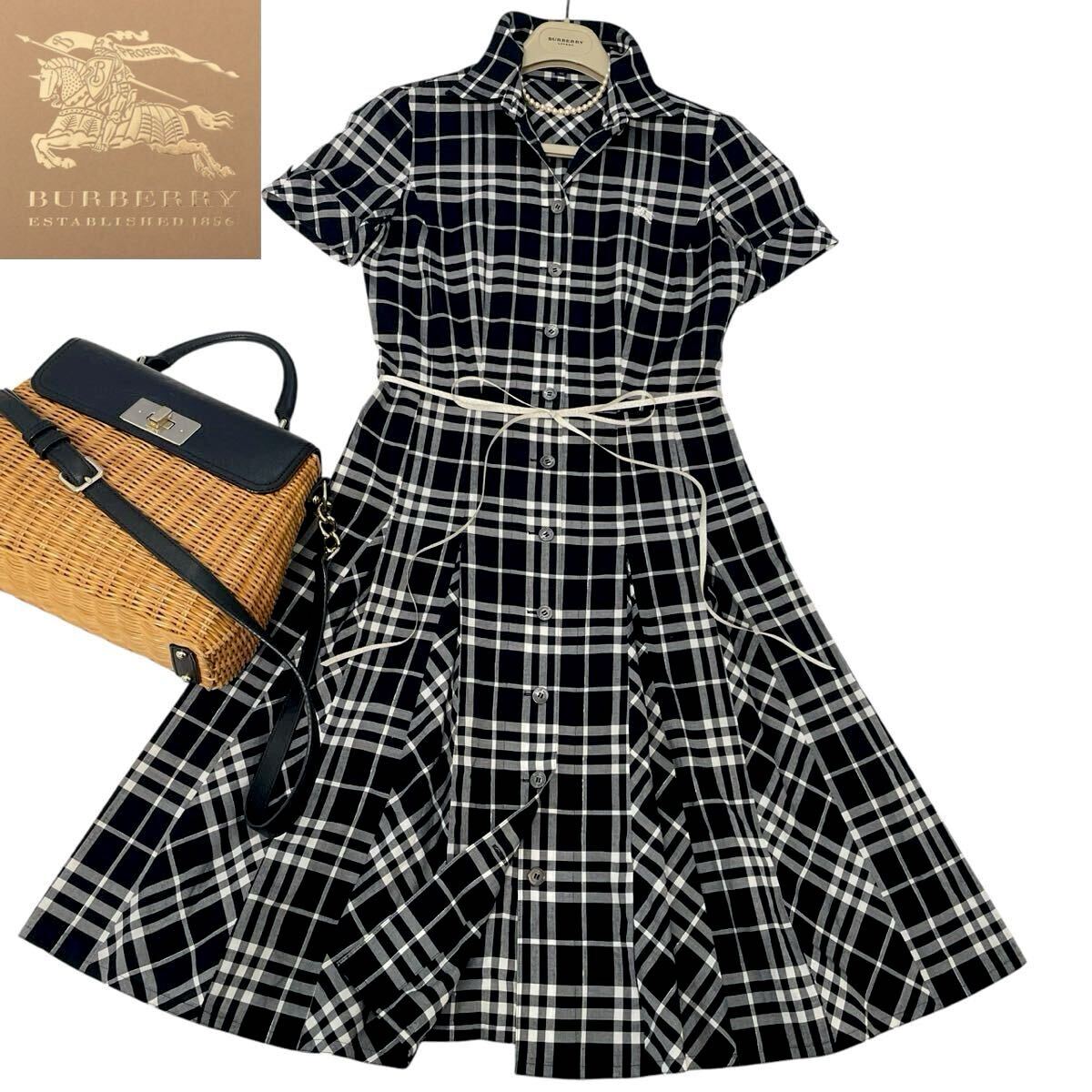 ◇美品◇バーバリー◇BURBERRY 38/9号/M モノクロメガチェック ◇美品◇バーバリー◇BURBERRY 38/9号/M モノクロメガチェック