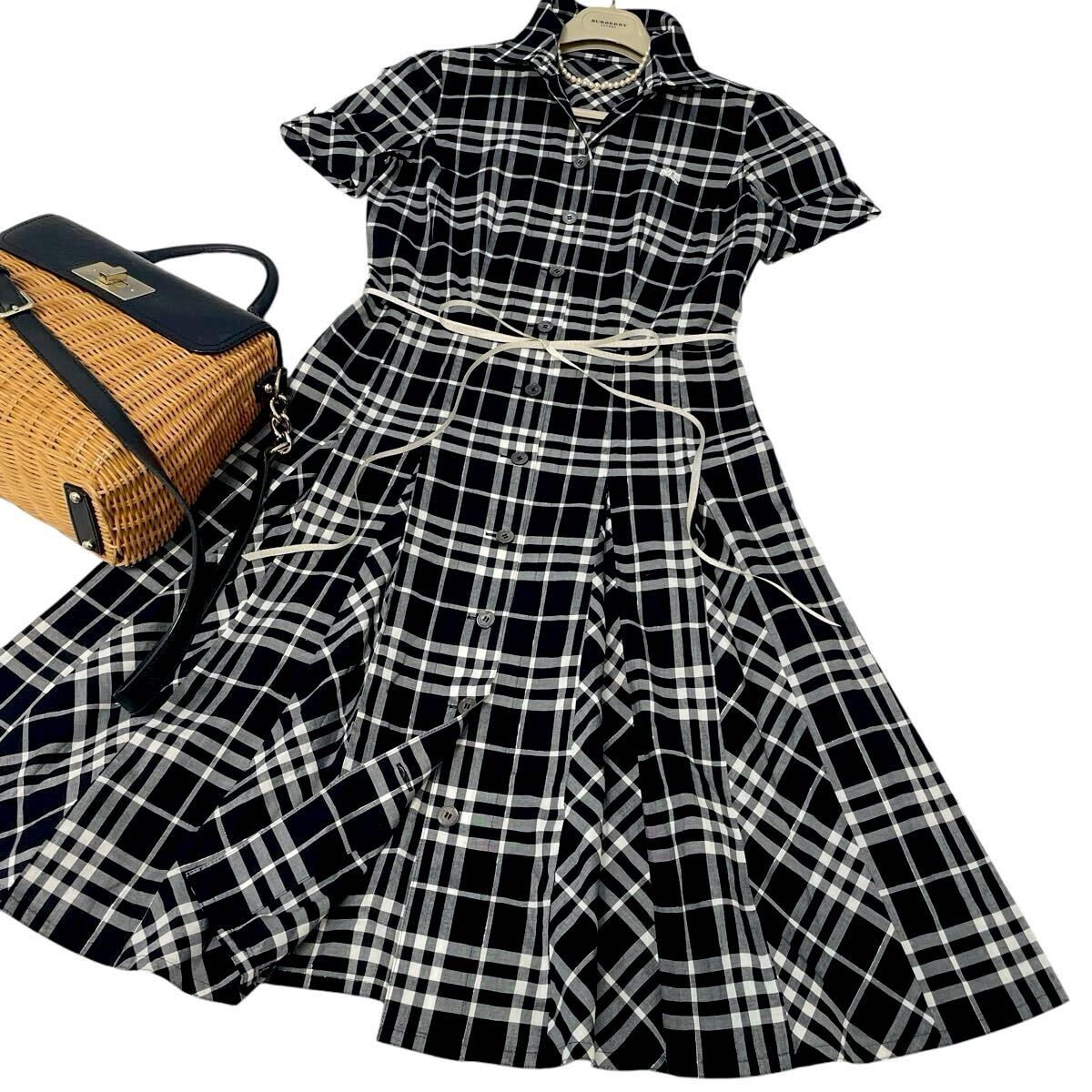 ◇美品◇バーバリー◇BURBERRY 38/9号/M モノクロメガチェック ◇美品◇バーバリー◇BURBERRY 38/9号/M モノクロメガチェック