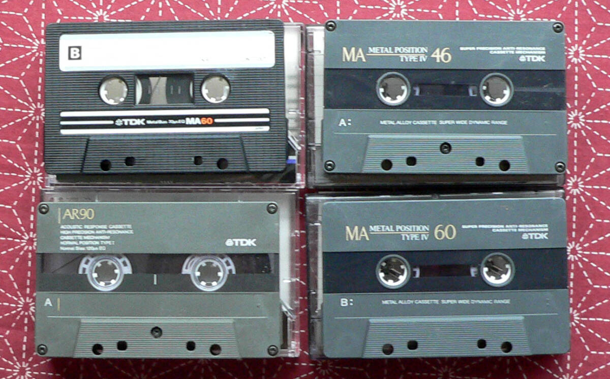 ☆ 中古カセット テープ / TDK METAL (メタル) - 8本 ☆(記録 ☆ 中古カセット テープ / TDK METAL (メタル) - 8本 ☆(記録