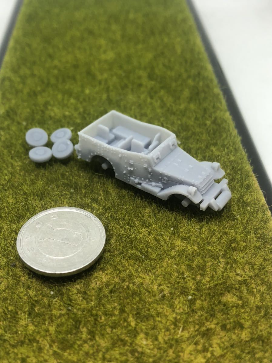 1/144レジンキット　未組立　未涂裝 WWⅡ アメリカ軍　M3裝甲車　軍用車両　ワールドタンクミュージアム　【同梱可能】