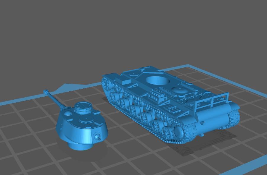 1/144レジンキット　未涂裝　WWⅡ KV シリーズ　ドイツ軍　Pz.753(r)7.5 Kw.K L/43 KV-1重戦車鹵獲型　ワールドタンクミュージアム0818