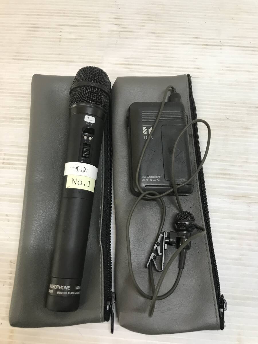 ワイヤレスマイク ハンド型 TOA タイピン型ワイヤレスマイク WM ワイヤレスマイク ハンド型 TOA タイピン型ワイヤレスマイク WM