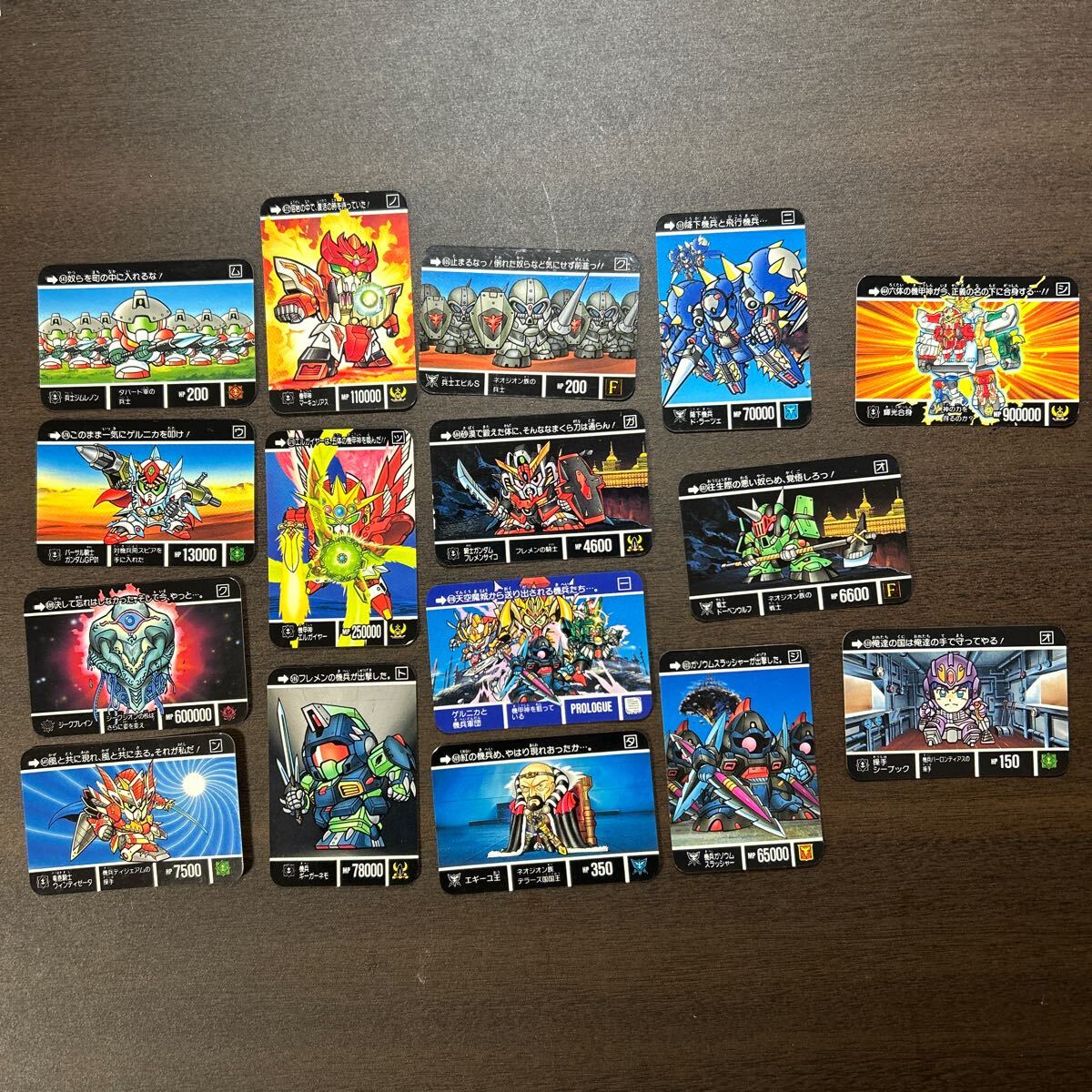SDガンダム外伝 機甲神伝説 カードダス 1993年 当時物 バンダイ SDガンダム外伝 機甲神伝説 カードダス 1993年 当時物 バンダイ