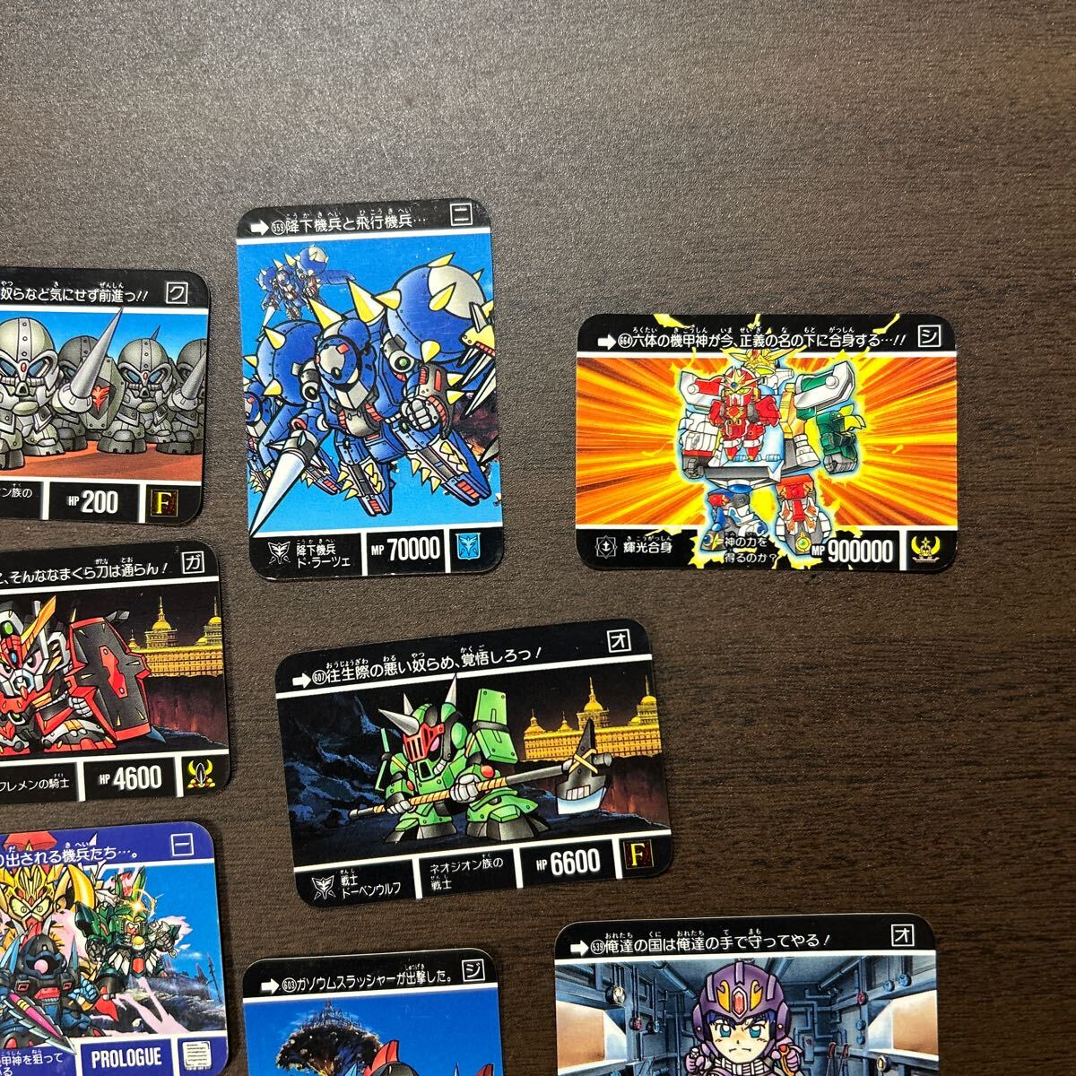 SDガンダム外伝 機甲神伝説 カードダス 1993年 当時物 バンダイ SDガンダム外伝 機甲神伝説 カードダス 1993年 当時物 バンダイ