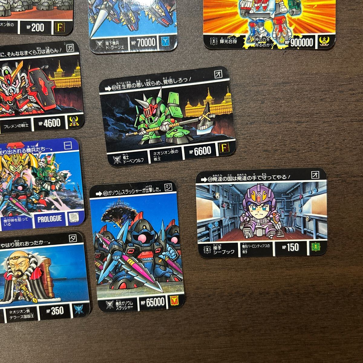 SDガンダム外伝 機甲神伝説 カードダス 1993年 当時物 バンダイ SDガンダム外伝 機甲神伝説 カードダス 1993年 当時物 バンダイ