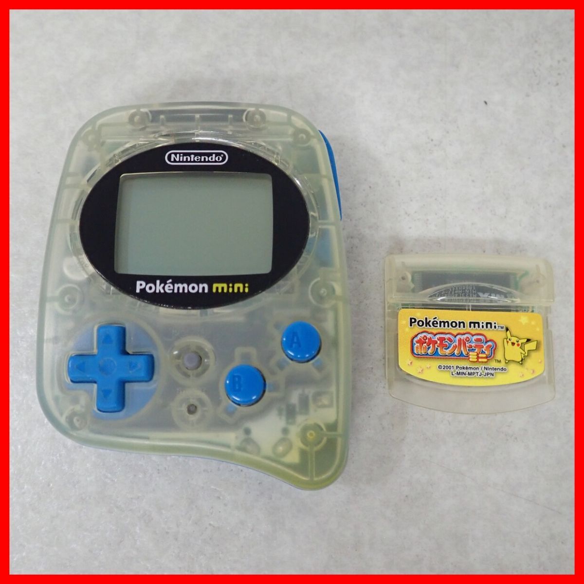 動作品 Pokemon mini ポケモンミニ 本体 MIN-001 ウパーブルー + 動作品 Pokemon mini ポケモンミニ 本体 MIN-001 ウパーブルー +