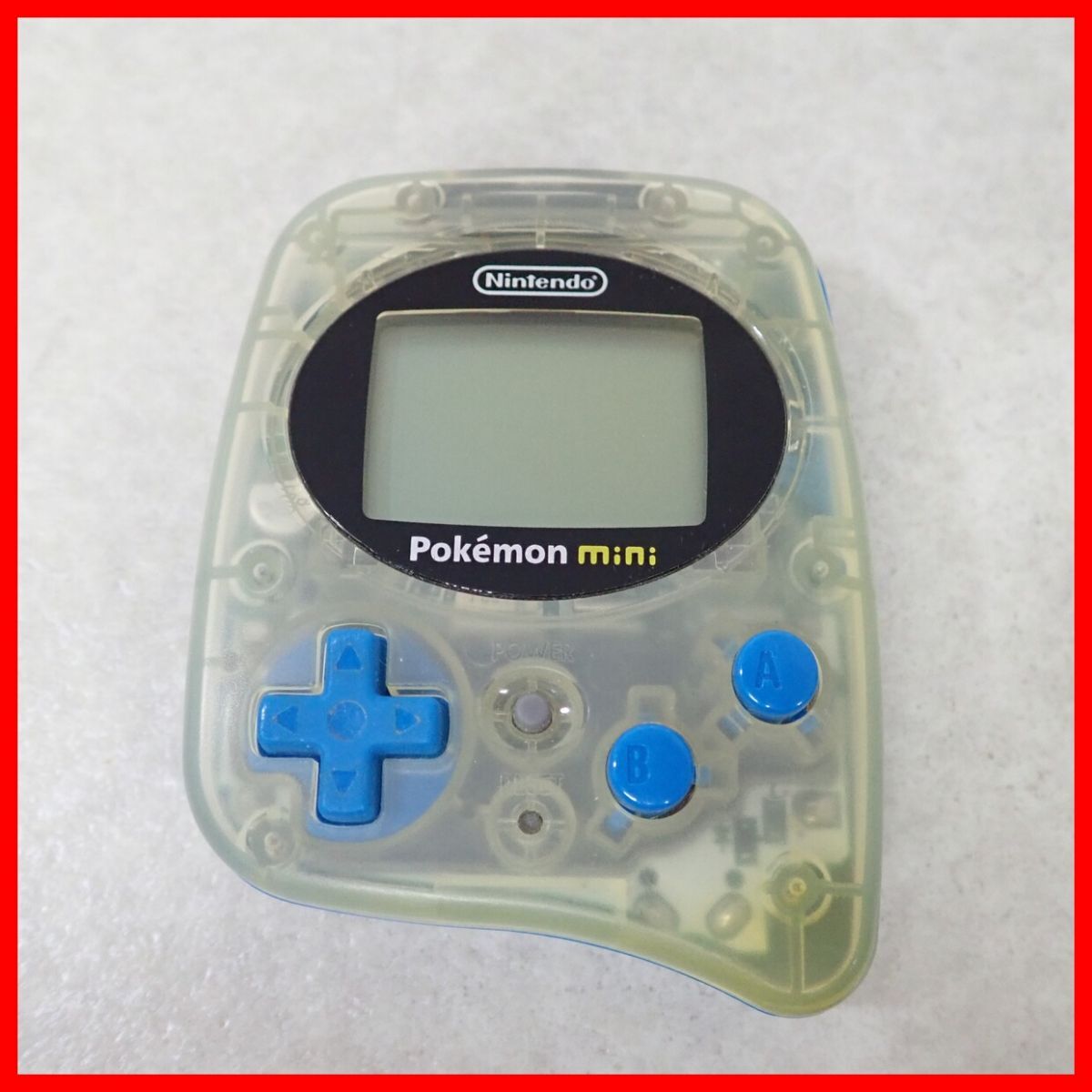 動作品 Pokemon mini ポケモンミニ 本体 MIN-001 ウパーブルー + 動作品 Pokemon mini ポケモンミニ 本体 MIN-001 ウパーブルー +