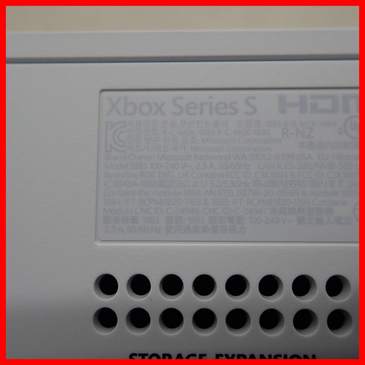 動作品 XBOX Series S 本体 MODEL 1883 512GB SSD Microsoft 動作品 XBOX Series S 本体 MODEL 1883 512GB SSD Microsoft
