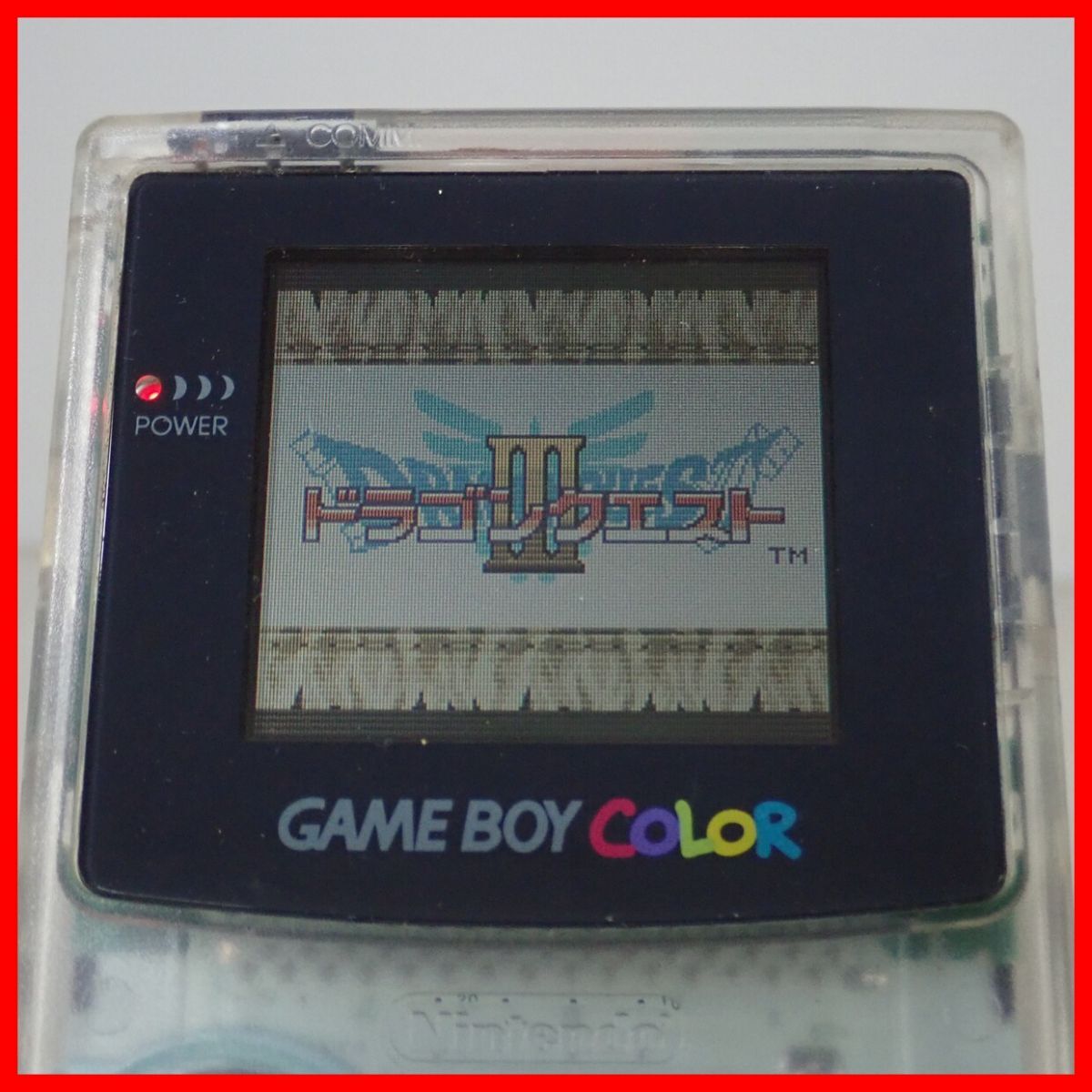 GBC ゲームボーイカラー 本体 CGB-001 クリアパープル/イエロー GBC ゲームボーイカラー 本体 CGB-001 クリアパープル/イエロー