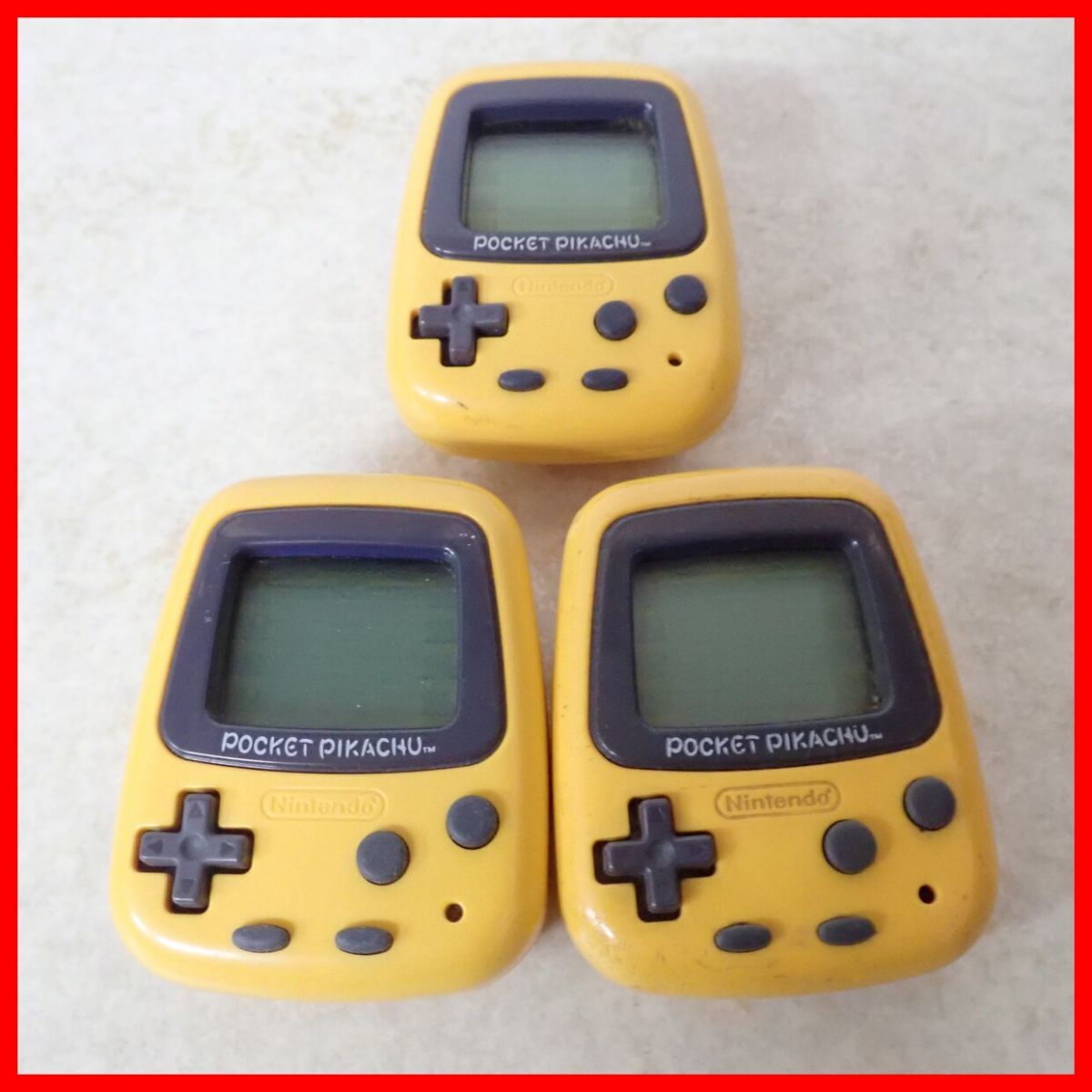 ポケットピカチュウ MPG-001 まとめて3個セット POCKET PIKACHU