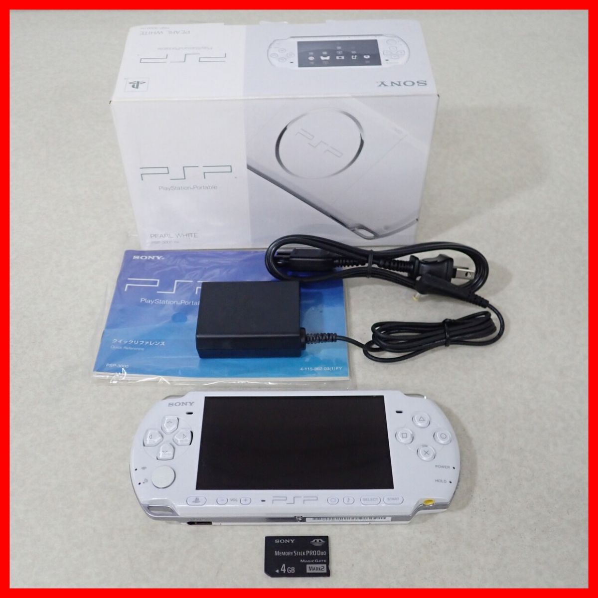 動作品 PSP プレイステーションポータブル 本体 PSP-3000 PEARL 動作品 PSP プレイステーションポータブル 本体 PSP-3000 PEARL
