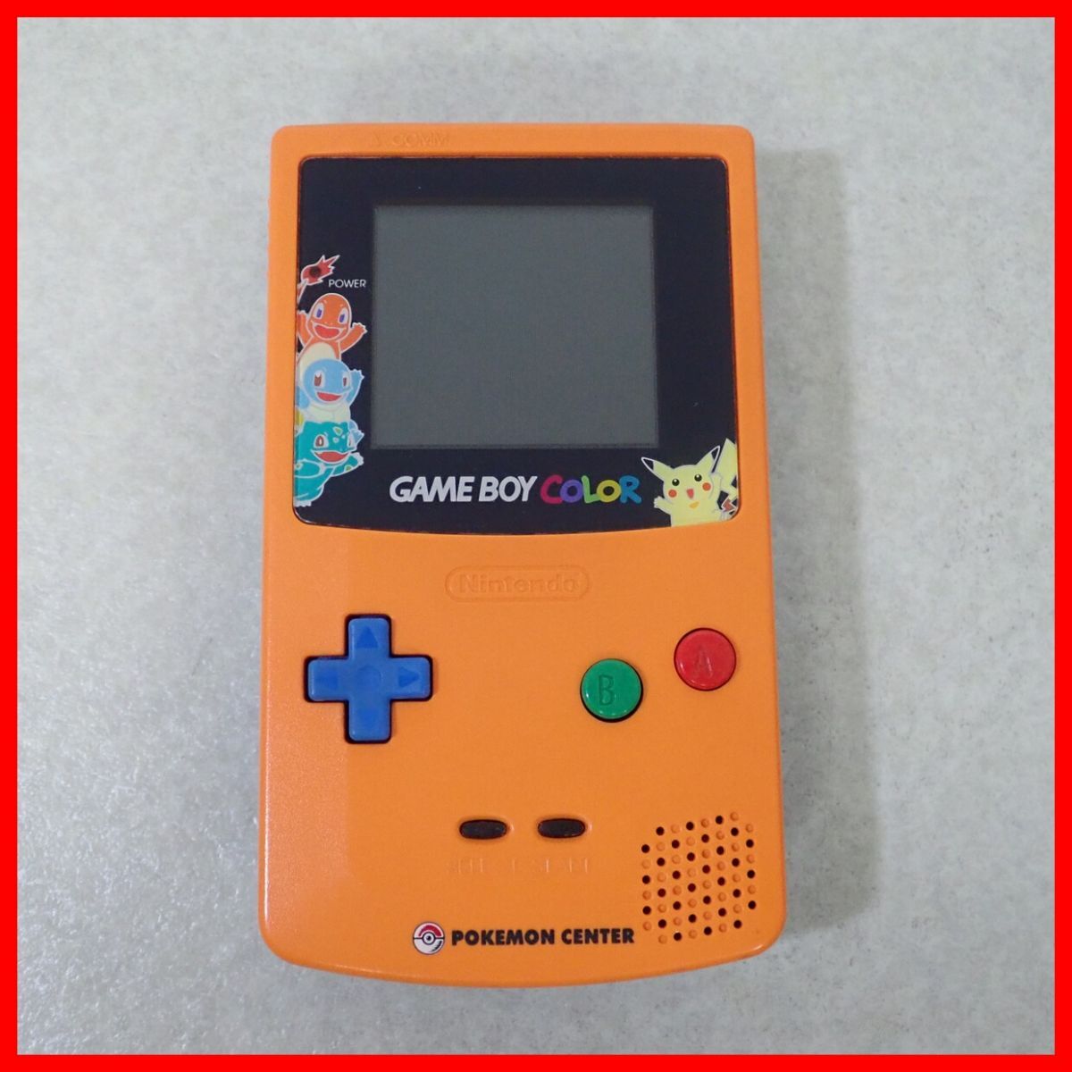 修理品 GBC ゲームボーイカラー 本体 ポケモンセンター限定 修理品 GBC ゲームボーイカラー 本体 ポケモンセンター限定