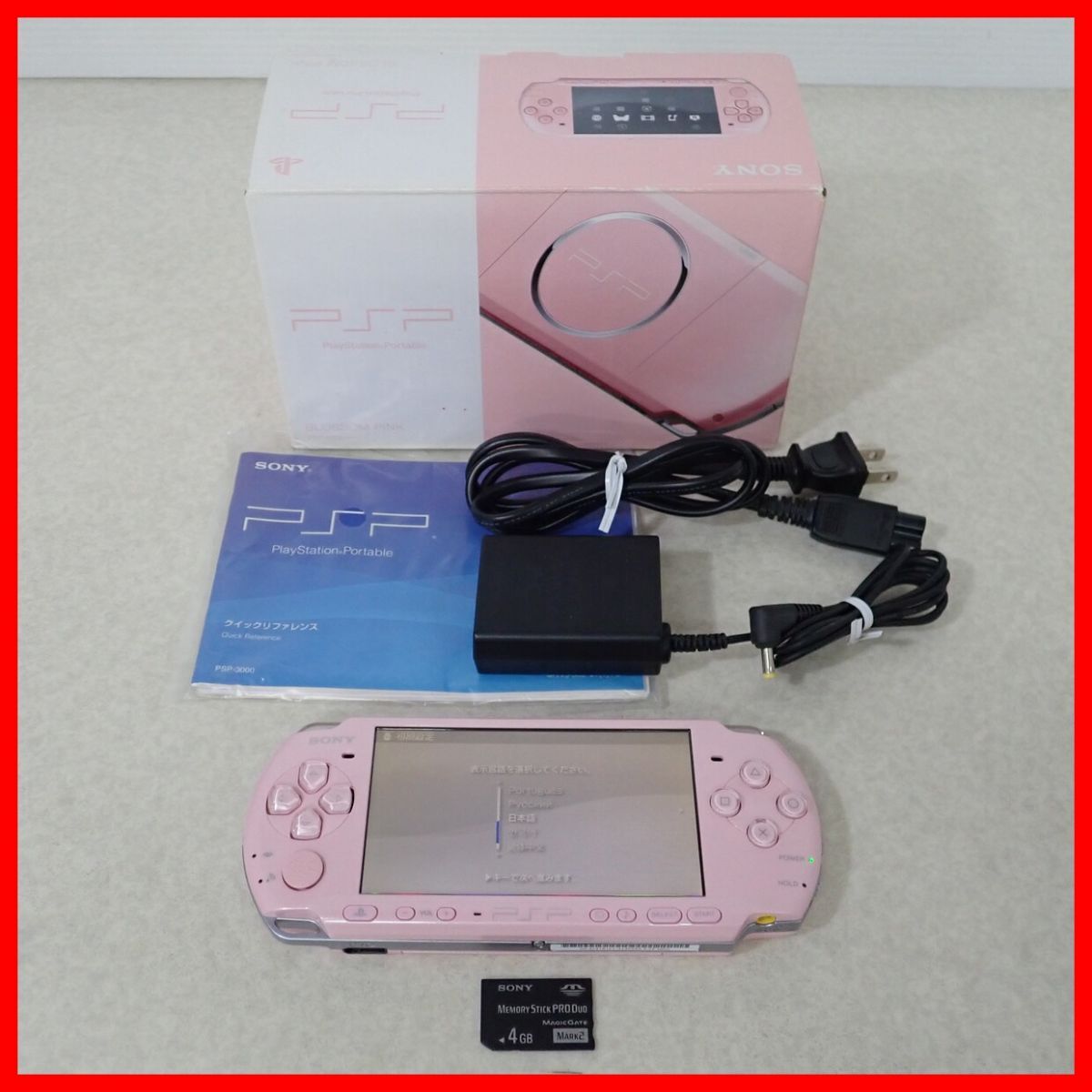 動作品 PSP プレイステーションポータブル PSP-3000 ブロッサム 動作品 PSP プレイステーションポータブル PSP-3000 ブロッサム