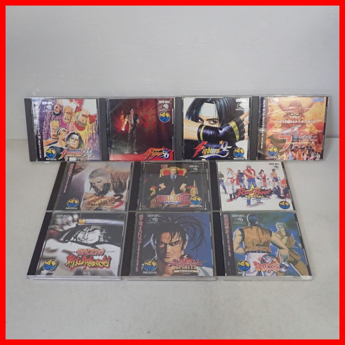 NG ネオジオCD サムライスピリッツ/餓狼伝説3/ザ・キング・オブ NG ネオジオCD サムライスピリッツ/餓狼伝説3/ザ・キング・オブ