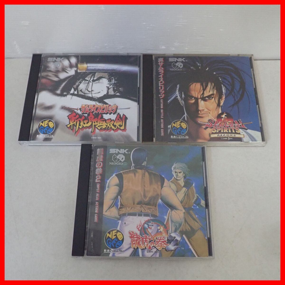 NG ネオジオCD サムライスピリッツ/餓狼伝説3/ザ・キング・オブ NG ネオジオCD サムライスピリッツ/餓狼伝説3/ザ・キング・オブ