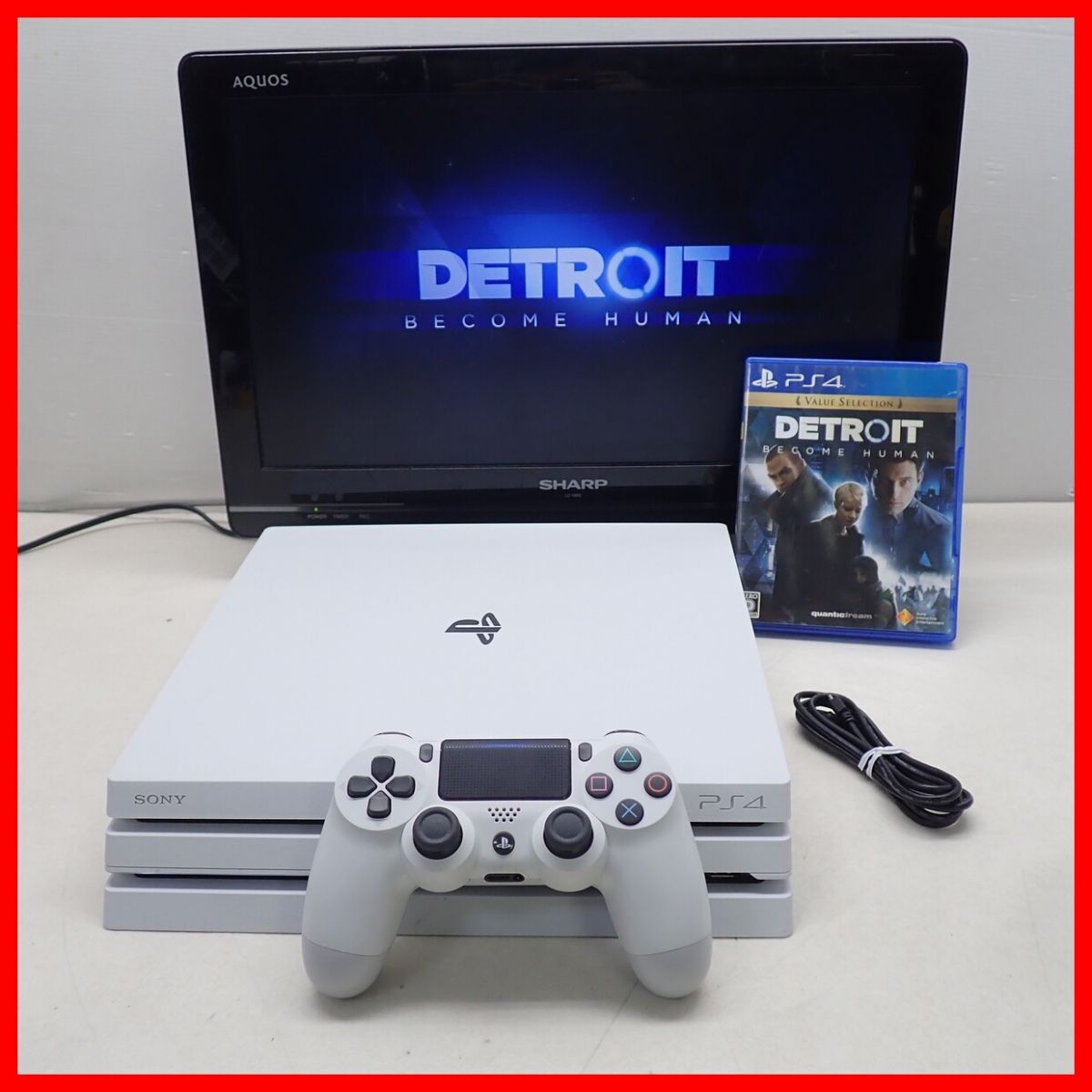 動作品 PS4 Pro プレステ4 プロ 本体 CUH-7200B 1TB + DETROIT 動作品 PS4 Pro プレステ4 プロ 本体 CUH-7200B 1TB + DETROIT