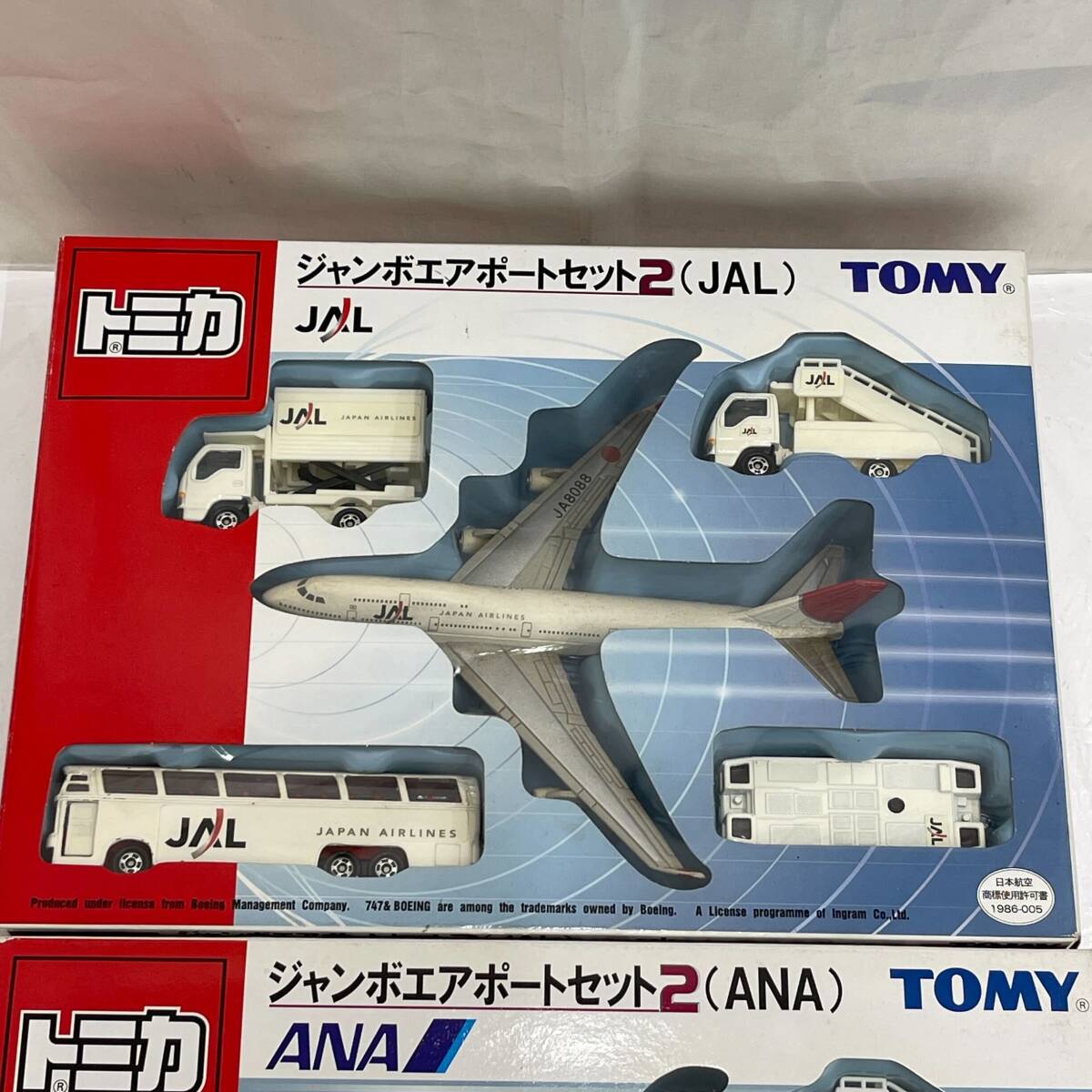 ○K94317:TOMY トミカ ジャンボエアポートセット2 ANA JAL 2点 ○K94317:TOMY トミカ ジャンボエアポートセット2 ANA JAL 2点