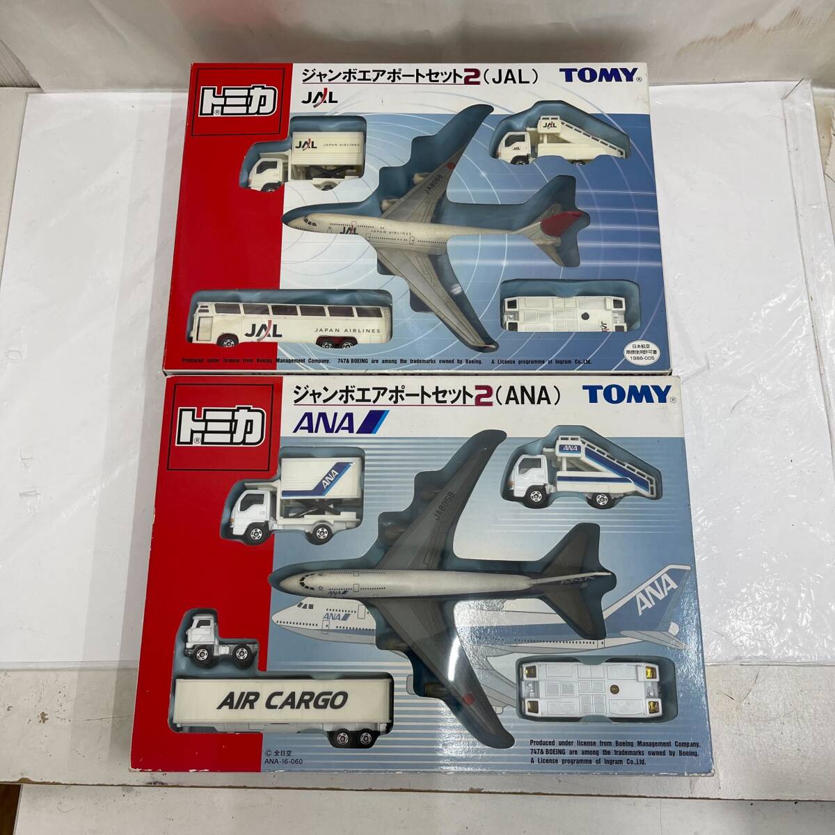 ○K94317:TOMY トミカ ジャンボエアポートセット2 ANA JAL 2点 ○K94317:TOMY トミカ ジャンボエアポートセット2 ANA JAL 2点