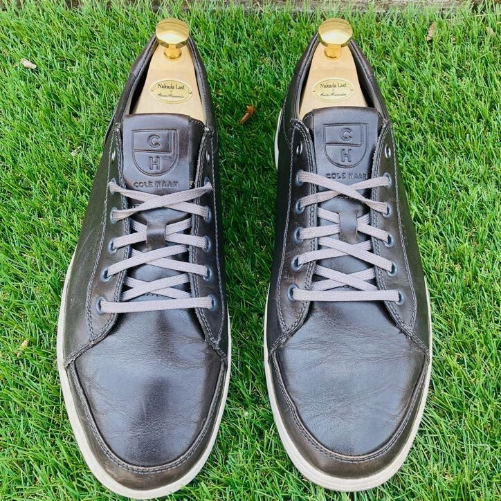 * быстрое решение * Cole Haan COLEHAAN 10.5 28cm кожа спортивные туфли спортивные туфли GRAND Grand Pro мужской легкий телячья кожа 