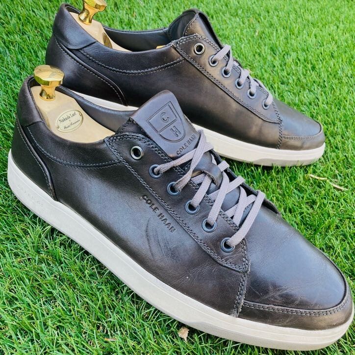* быстрое решение * Cole Haan COLEHAAN 10.5 28cm кожа спортивные туфли спортивные туфли GRAND Grand Pro мужской легкий телячья кожа 
