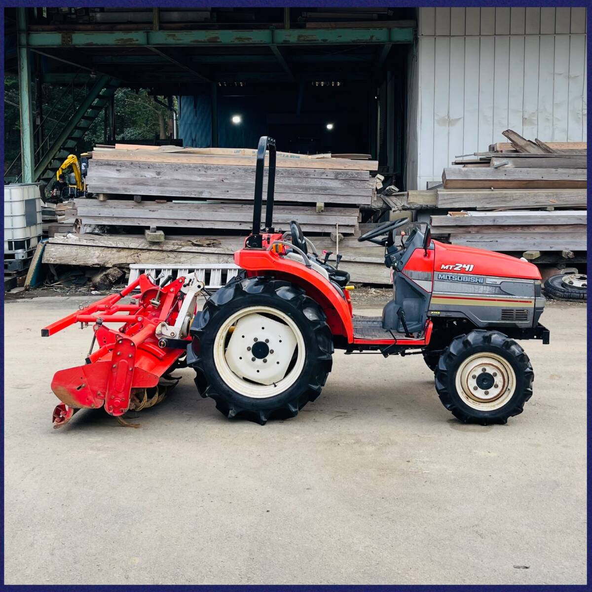 MITSUBISHI三菱トラクターMT241☆24馬力☆808時間☆4WD☆自動 MITSUBISHI三菱トラクターMT241☆24馬力☆808時間☆4WD☆自動