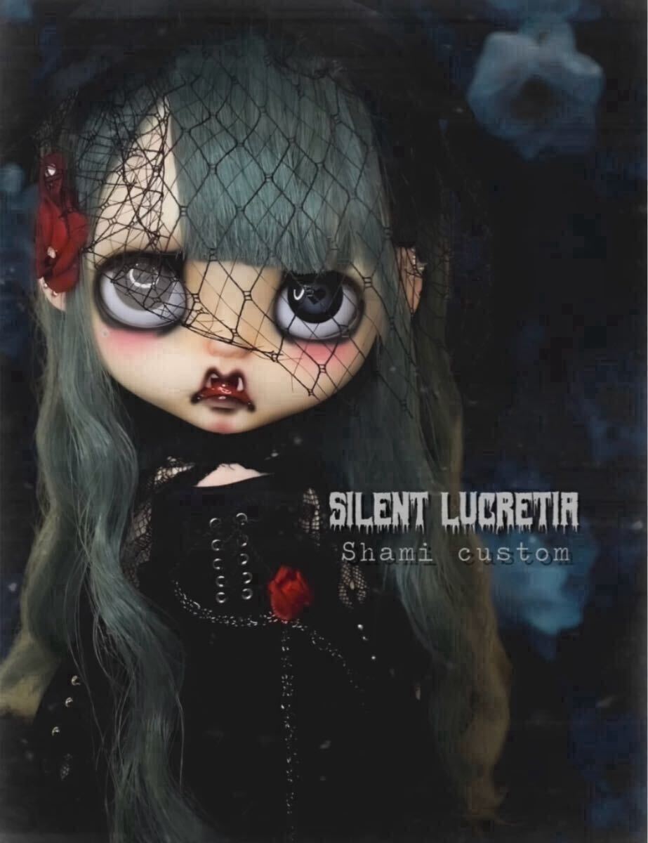 **Shami custom blythe** ネオブライスカスタム / サイレントルクレシア　デフォルトOF一式