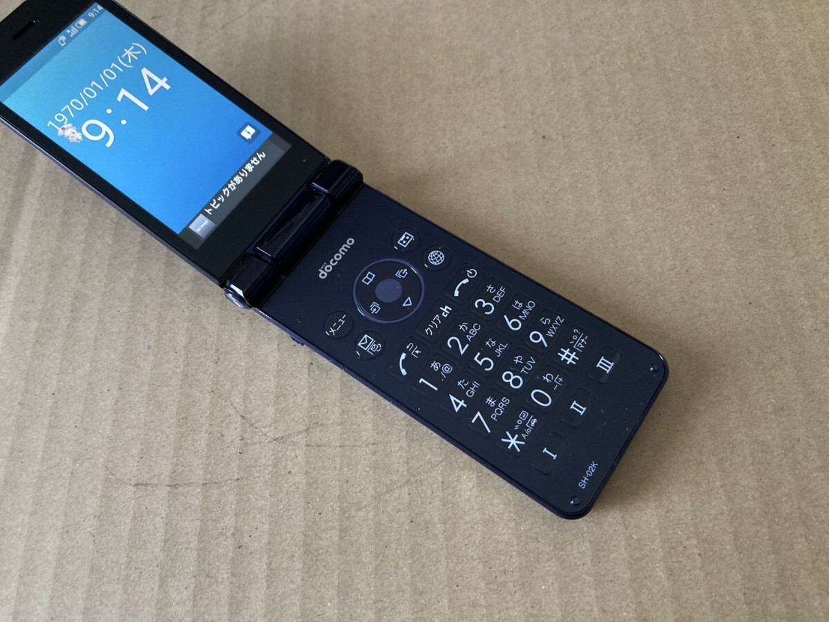 K117 ドコモ AQUOSケータイ 4G SH-02K simフリー ガラホ K117 ドコモ AQUOSケータイ 4G SH-02K simフリー ガラホ