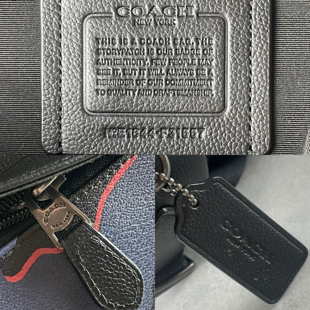 極美品 希少モデル】コーチ COACH メンズ ビジネス リュック 極美品 希少モデル】コーチ COACH メンズ ビジネス リュック