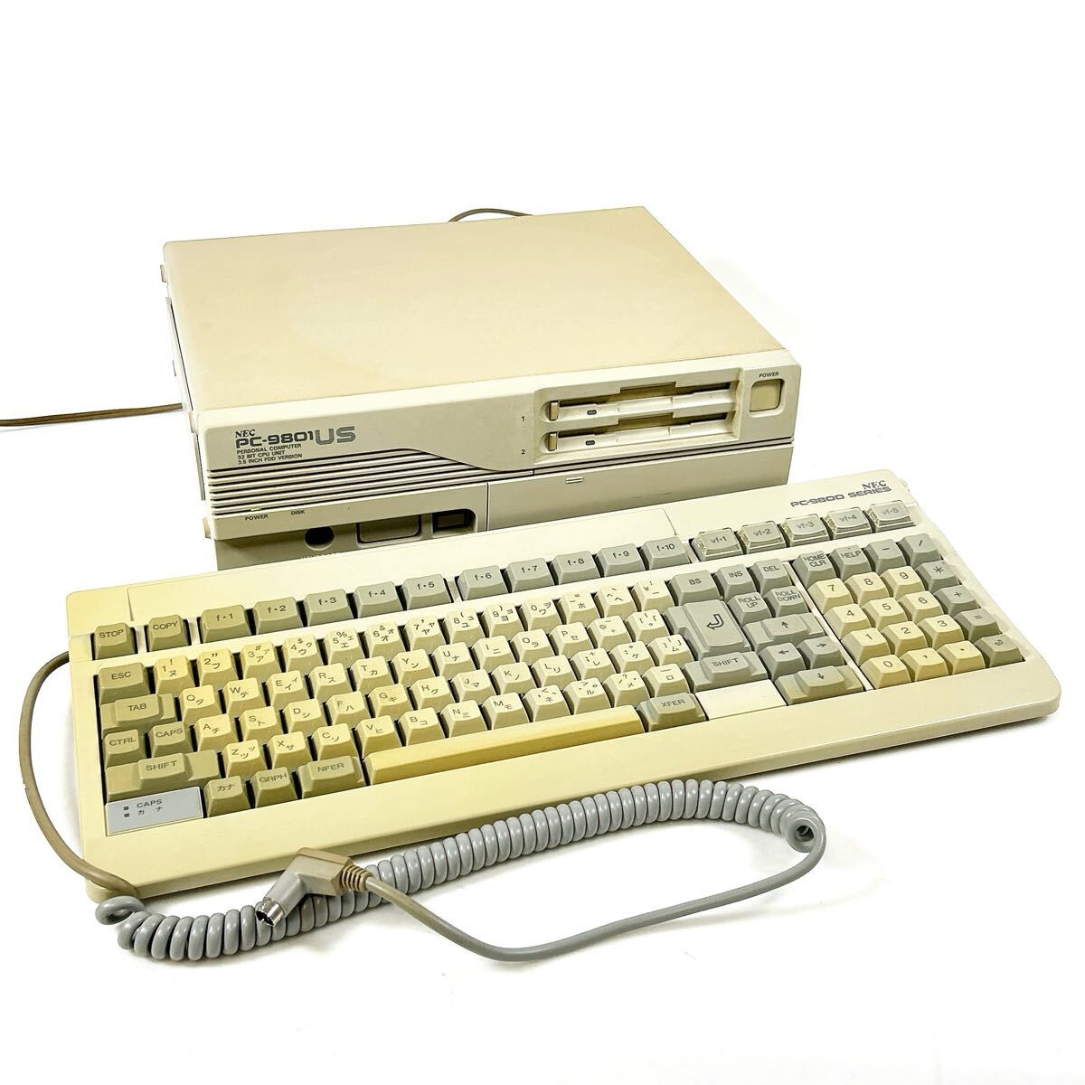 NEC 日本電気 旧型パソコン PC-9801US キーボード PC-9800 NEC 日本電気 旧型パソコン PC-9801US キーボード PC-9800